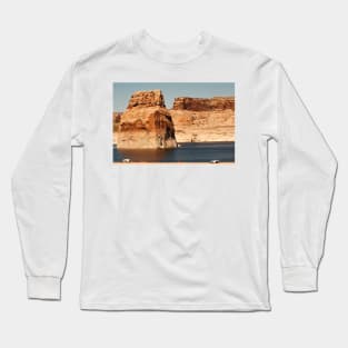 The Lone Rock At Powell © Long Sleeve T-Shirt